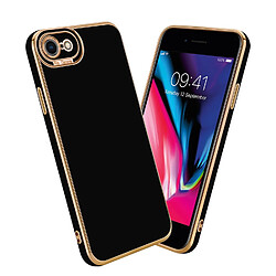 Cadorabo Coque iPhone 7 / 7S / 8 / SE 2020 Etui en Noir