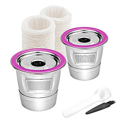 K-Cups Pods 50 Filtres à Café En Papier Jetables Dosette De Café Pour Keurig 2.0 Paquet B