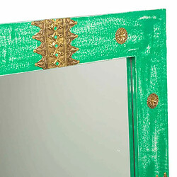 Acheter Miroir mural Alexandra House Living Vert Doré verre Bois de manguier 1 x 113 x 52 cm