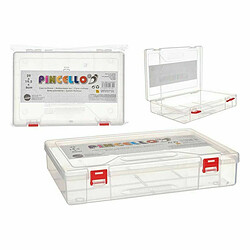 Pincello Boîte Multiusage - Rouge Transparent