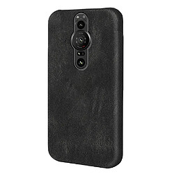 Coque en TPU + PU noir pour votre Sony Xperia Pro-I