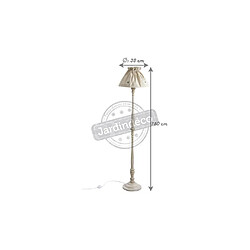 Aubry Gaspard Lampadaire en bois 150cm.