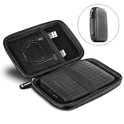 Duronic HDC2 GY étui de Protection Semi Rigide pour Disque Dur, GPS, Batterie Portable, liseuse | Housse pour disques durs externes | Gris | EVA Antichoc | Léger et Compact | 11 x 15 cm pas cher