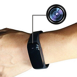 Totalcadeau Bracelet à camera espion intégrée FULL HD 1080P