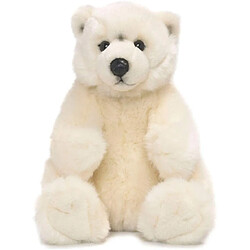 WWF peluche Ours polaire de 22 cm blanc