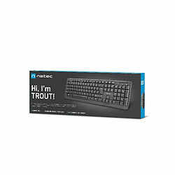 Clavier Natec TROUT Noir pas cher