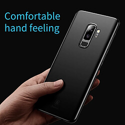 Wewoo Coque noir pour Samsung Galaxy S9 + ultra-mince givré PP Housse de protection arrière pas cher