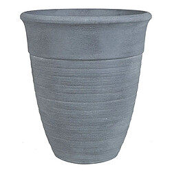 Beliani Pot de fleurs gris d43 cm KATALIMA