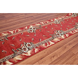 Acheter RUGSX TAPIS DE COULOIR BCF TRIO bordeaux 60 cm 60x260 cm