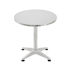 Table de bistrot ronde Avesta à hauteur réglable 75 cm / 115 cm [en.casa] pas cher