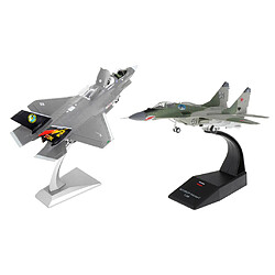 1:72 échelle F-35B Fighter + 1/100 MIG-29 Modèle Militaire Moulé Sous Pression D'avion