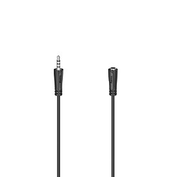 HAMA Rallonge audio jack mâle 3,5 mm/fiche femelle, stéréo, 3,0 m