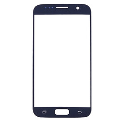 Wewoo Vitre noir pour Samsung Galaxy S7 / G930 lentille extérieure en verre pièce détachée