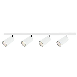 Lumière Barre de spots pour plafond Eye Blanc, 50cm, 4x GU10