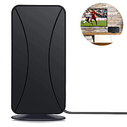 Antenne HDTV Antenne intérieure/extérieure Prise en charge des anciens téléviseurs 4K et Smart TV Réception à 360°, antenne numérique avec amplificateur de signal haute puissance