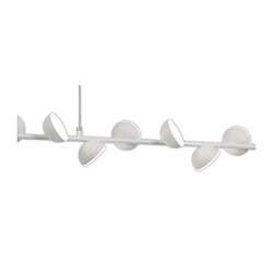 Luminaire Center Suspension Adn blanc 12 ampoules 30cm pas cher