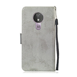 Avis Wewoo Housse Coque Etui en cuir multifonctionnel avec rabat horizontal fente pour carte et support Motorola G7 Power Gris