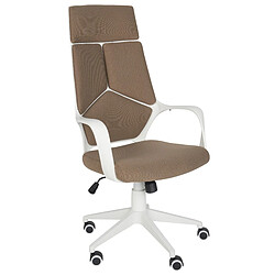 Beliani Chaise de bureau Marron DELIGHT