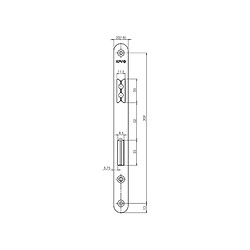 Avis KFV Serrure a mortaise , BB,E72,VK8,D55,20rd,DL/DR