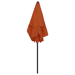 Acheter vidaXL Parasol de plage terre cuite 180x120 cm