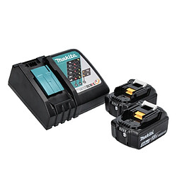 Makita DHP 487 RF Perceuse-visseuse à percussion sans fil 18 V 40 Nm Brushless + 2x Batteries 3,0 Ah + Chargeur