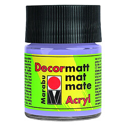 Marabu Peinture acrylique 'Decormatt', lavande, 50 ml, ()