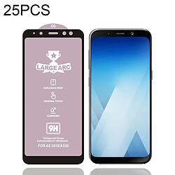 Wewoo Film de verre trempé 25 PCS 9H HD Grand Arc High Alumina Full Screen de pour Galaxy A5 2018