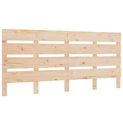 Maison Chic Tête de lit moderne pour chambre - Décoration de lit 140x3x80 cm Bois massif de pin -MN87118