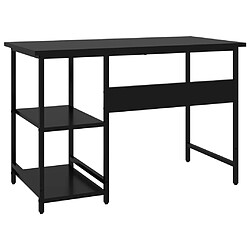 Acheter vidaXL Bureau d'ordinateur Noir 105x55x72 cm MDF et métal