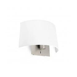 faro Aplique murale blanche Volta H23 cm 1 ampoule