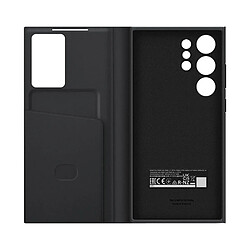 Etui Smart View avec porte carte pour Samsung Galaxy S23 Ultra 5G Noir