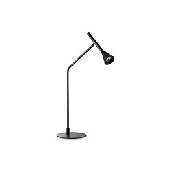 Ideal Lux Lampe de table LED intégrée à intensité variable noire, interrupteur intégré, 3000K