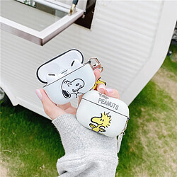 GUPBOO Airpods Coque Housse Étui Protecteur Compatible pour AirPods Pro-pendentif Snoopy mignon japonais