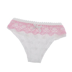 Avis 1/4 Pink / White Lace Underwear Briefs pour BJD SD DOD Dollfie Dolls Vêtements