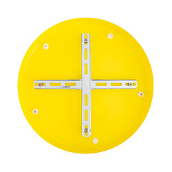 Ledkia Rosace aluminium 6x1 Jaune