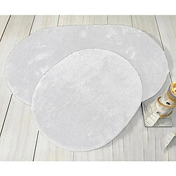 EPIKASA Lot de 2 Tapis de Salle de Bain Plush