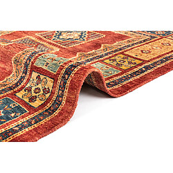 Vidal Tapis de laine 158x112 rouge Kashkuli pas cher