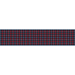 Alter Chemin de cuisine, 100% Made in Italy, Tapis antitache avec impression numérique, Chemin de table antidérapant et lavable, Modèle Tartan - Damaris, cm 240x52