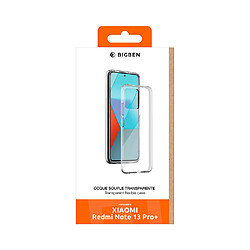 BigBen Connected Coque pour Xiaomi Redmi Note 13 Pro Plus Souple et Ultra-Fine en TPU Transparent