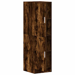 Acheter vidaXL Armoire de cuisine chêne fumé 38x41,5x131,5 cm bois ingénierie