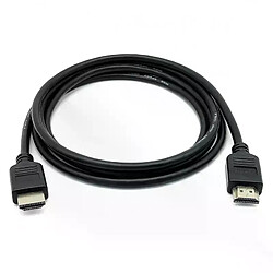 Câble d'équipement Hdmi 3D Mâle/Mâle 1,8M Noir