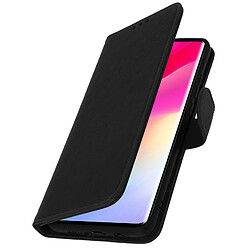 Avizar Étui Xiaomi Mi Note 10 Lite Housse Intégrale Porte-carte Fonction Support noir