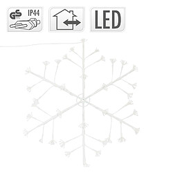 Acheter Ecd Germany Flocon de neige lumineuse 288 ampoules LED blanc chaud IP44 décoration Noël