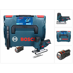 Bosch GST 12V-70 Professional Scie sauteuse sans fil avec boîtier L-Boxx + 1x Batterie GBA 12 V 3 Ah - sans Chargeur