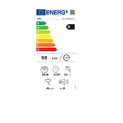 Lave-linge hublot 10 kg 1400 tours/min - CS4102DW4/1-47 - CANDY