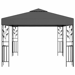 Acheter Maison Chic Tonnelle | Pergola avec guirlande lumineuse à LED 3x3 m Anthracite -GKD16843