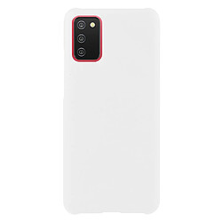 Coque en TPU antichoc, caoutchouté blanc pour votre Samsung Galaxy A02s/A03s (164.2 x 75.9 x 9.1mm)