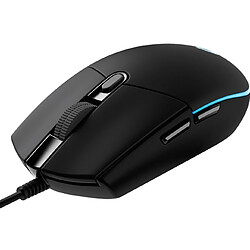 Avis Universal Souris gaming câblée rétroéclairée, bouton latéral mécanique, éblouissement, souris macro, ordinateur portable, USB, bureau à domicile, souris Logitech G102 (noire)