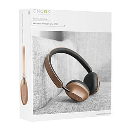 Wewoo Bandeau Bluetooth / filaire écouteurs double mode Casque avec Micro, pour iPhone, iPad, iPod, Samsung, HTC, Sony, Huawei, Xiaomi & autres périphériques audio Rose Doré pas cher