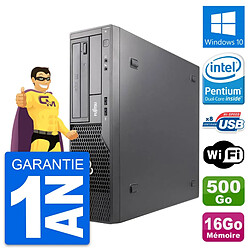 PC Fujitsu Esprimo E500 DT Intel G630 RAM 16Go Disque Dur 500Go Windows 10 Wifi - Occasion